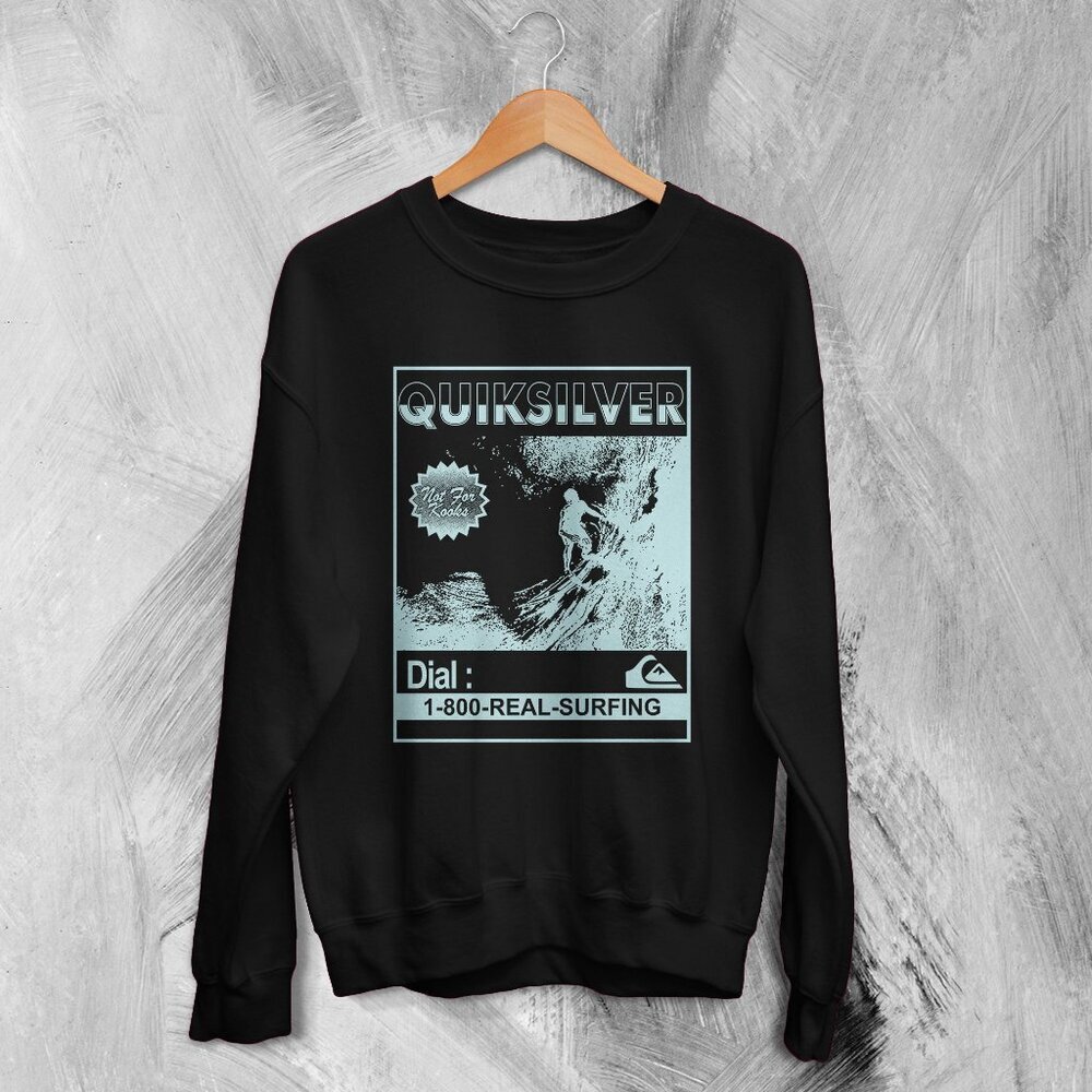 Temple Of The Dog Sweatshirt Quiksilver Sweater Surfing Tee Rock Band 17